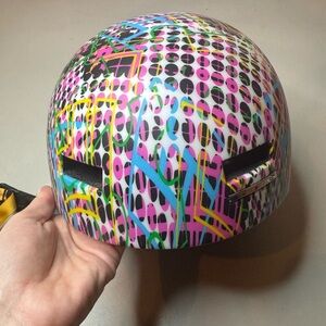 Multicolored Snowboard Helment